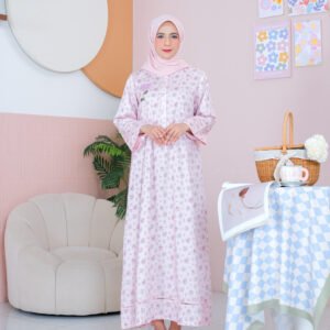 kkumi daster katun jepang tangan panjang