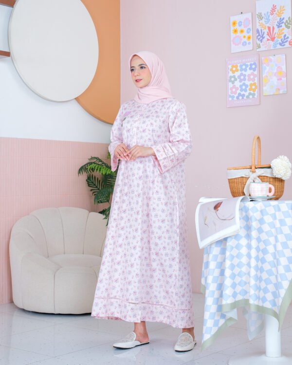 kkumi daster katun jepang tangan panjang