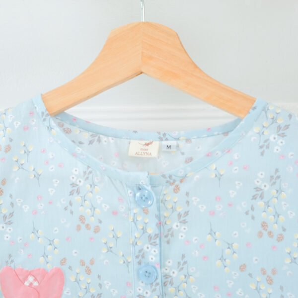 kkumi daster katun jepang tangan panjang